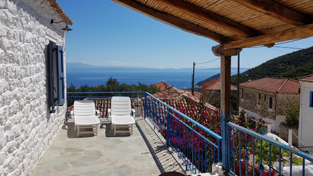 Lovely Traditionnal House With Sea View Tirós Exterior foto